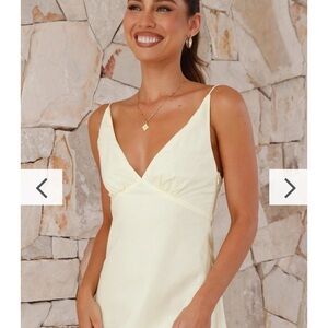 Billy J Halina white mini dress new graduation Medium